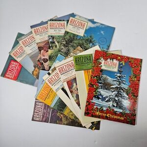 Vintage 1963 Arizona Highways Magazine Full Year Set 12 Issues Southwest‎ Travel